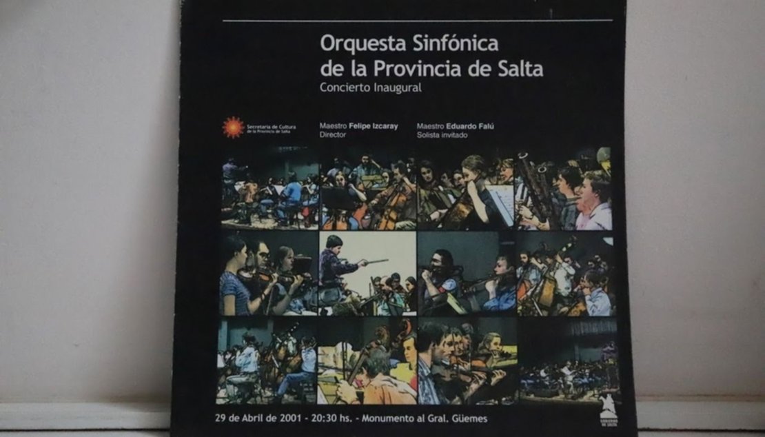 El programa de la primera presentación de la Orquesta Sinfónica de Salta. El programa de la primera presentación de la Orquesta Sinfónica de Salta.