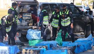 Tras un control vehicular, incautaron más de 600 kilos de hojas de coca