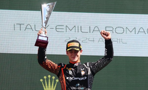 Colebindo ha fatto la storia venendo celebrato in Formula 3 in Italia