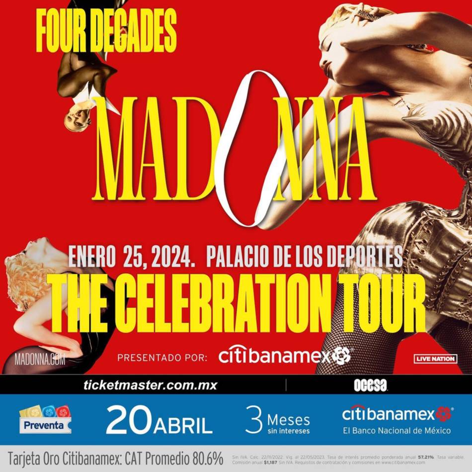 Madonna vuelve a México con The Celebration Tour: ¿vendrá a la Argentina? - Madonna vuelve a México con The Celebration Tour: ¿vendrá a la Argentina?