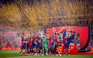 ¡Barcelona le ganó al Real Madrid 3 a 2 en tiempo suplementario y se quedó con la Copa del Rey!
