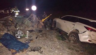 Dos muertos y 7 heridos en un múltiple choque