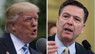 Donald Trump amenazó al exdirector del FBI, James Comey