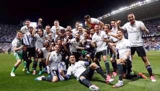 Real Madrid ganó y secoronó en la liga española