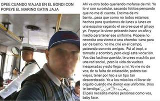Se burló de un joven llamándolo “Popeye” y recibió una emotiva lección de moral