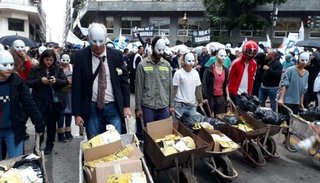 Marcha de la CGT contra el tarifazo