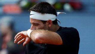 Del Potro sufrió una temprana eliminación en el Masters de Madrid