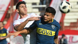 Boca empató con Huracán 3 a 3 en un partido polémico
