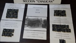 Detienen "mula" que se había tragado 90 cápsulas de cocaína