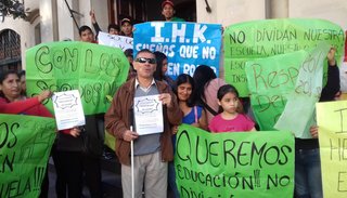 La Defensoría de Niños acompaña a la "Helen Keller"