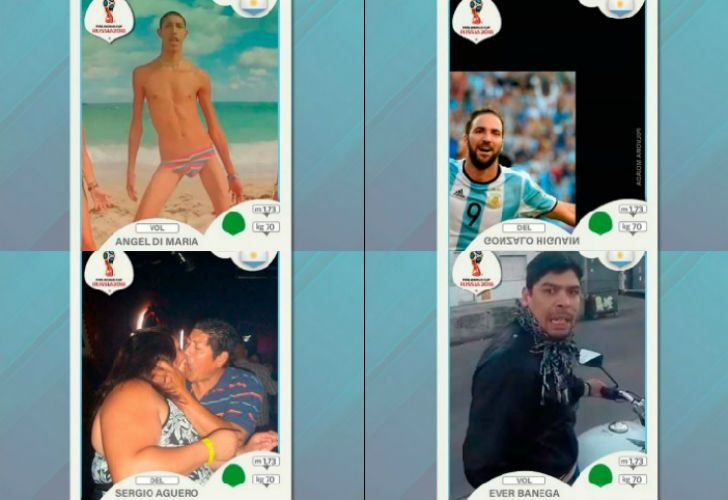 A menos de un mes del Mundial, siguen las parodias con las figuritas de la Selección- A menos de un mes del Mundial, siguen las parodias con las figuritas de la Selección