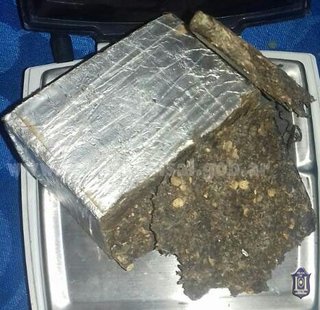 Cafayate: detienen a un joven que viajaba en colectivo con 780 dosis de marihuana