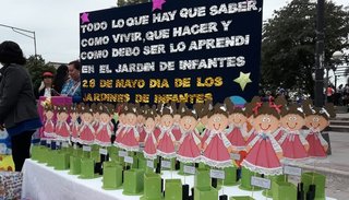 Colorido desfile de jardines Infantes en San Pedro de Jujuy