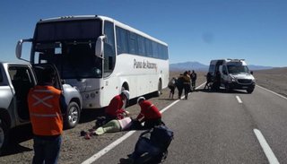 Gran despliegue en un simulacro de accidente