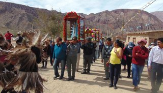 Chalala honró a la Virgen de Luján