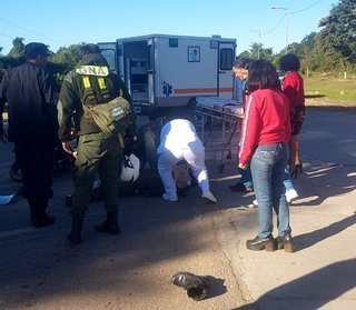 VIDEO. Trágica muerte de un joven gendarme de la División Vial, en un accidente en Tartagal