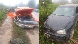 Tras un choque en la Ruta 50 encontraron 20 paquetes de cocaína