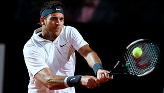 Del Potro rozó la victoria pero cayó ante Djokovic en el Masters 1000 de Roma