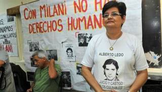 "La declaración de Milani fue indignante", dijo la hermana del desaparecido Alberto Ledo