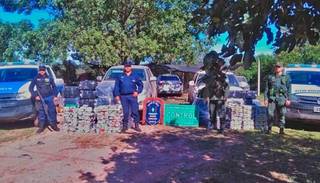 Llevaban 810 kilos de coca hacia el sur