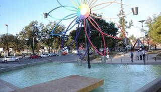 Vandalizaron la "Fuente de los Estudiantes"