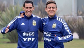 La Selección argentina entrenó sin Messi