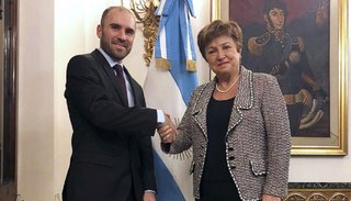 Georgieva sobre Argentina: