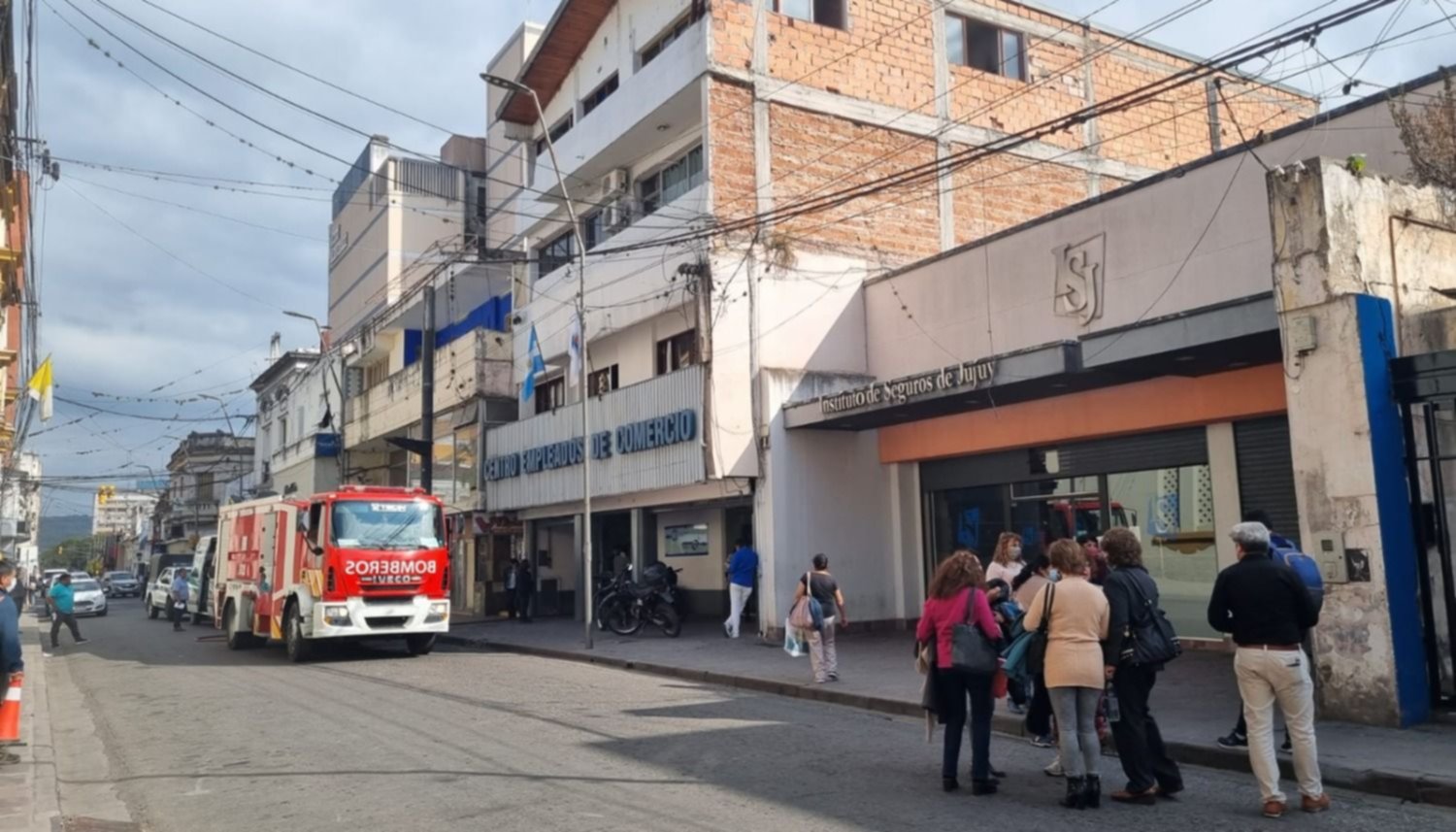 Se produjo un incendio en las oficinas del Centro Empleado de Comercio