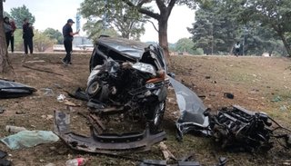 Trágico siniestro vial: por la violencia del impacto, el motor salió despedido de la carrocería
