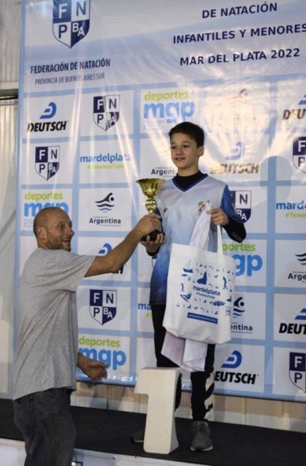 Un salteñito se consagró campeón de natación en Mar del Plata- Un salteñito se consagró campeón de natación en Mar del Plata