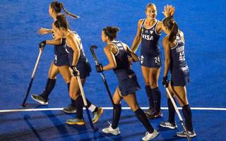 Mirá la mejores imágenes que dejó el primer amistoso entre Las Leonas y Uruguay