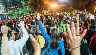 Los autoconvocados siguen de paro y llevan casi un mes sin dar clases