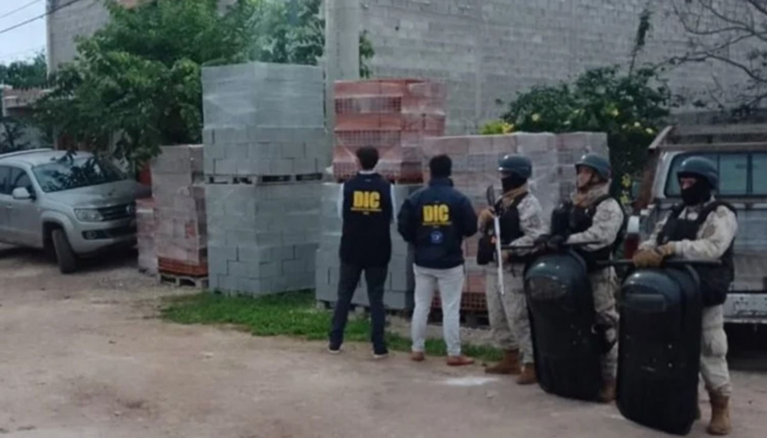 Abrieron un corralón con materiales mal habidos