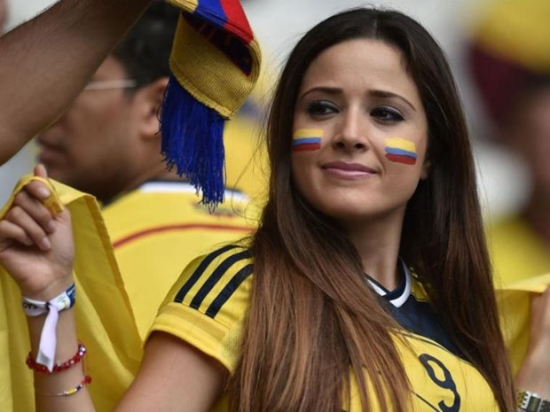 Las Bellezas Colombianas Deslumbraron Desde Las Tribunas 4551