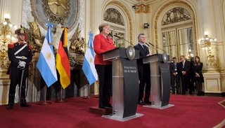 Merkel elogió a Macri: "Argentina es más fiable"