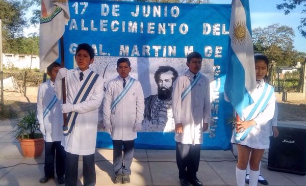 Ninos Tributaron Homenaje A Martin Miguel De Guemes