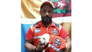 Incorporan a la perra Kanela a la Brigada de Rescate