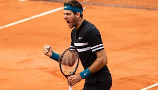 Del Potro eliminó a Isner y alcanzó cuartos de final