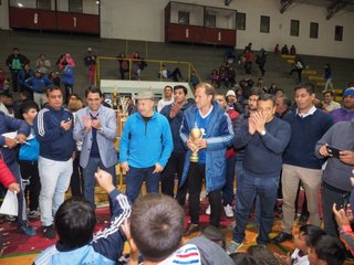 El "Vasco" Olarticoechea acompañó a los chicos norteños durante el Mundialito Orán 2018