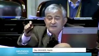 Martín Grande expresó su férrea posición en contra del proyecto