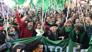 Incontenible, la "ola verde" se abrió paso en Diputados y ahora avanza hacia el Senado