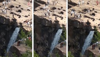 Borracho buscó el mejor ángulo para una foto y murió al caer por una cascada
