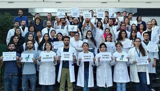 Becarios e investigadores del Conicet tomaron la sede central del organismo: piden aumento salarial