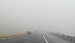 Mínima visibilidad en las rutas por la densa niebla que se asentó sobre Salta
