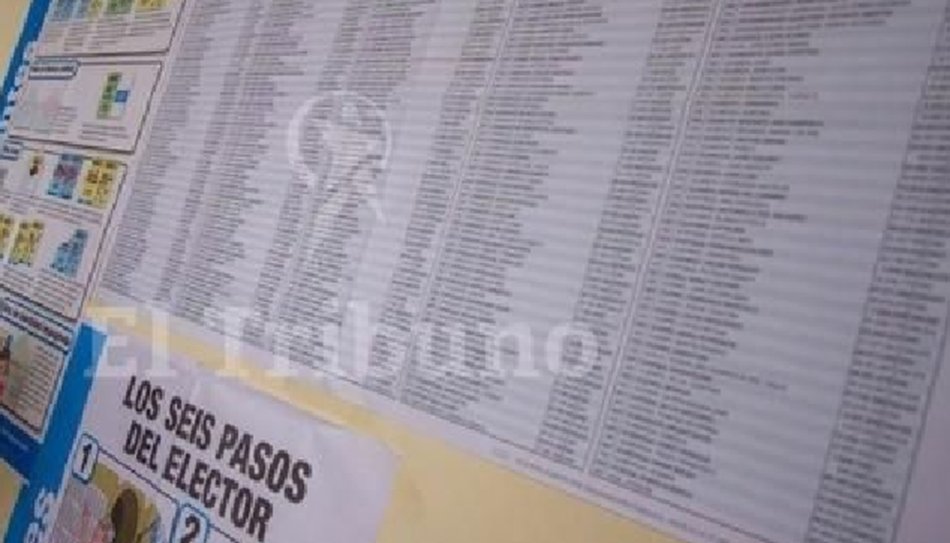 Votar por primera vez:. Incorporaron al padrón a un millón y medio de nuevos electores