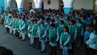 Niños hicieron la promesa de proteger el ambiente donde viven