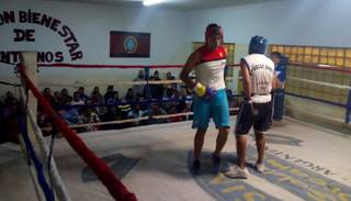 Los internos de Villa Las Rosas tuvieron su tope boxístico