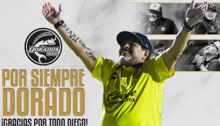 Por razones de salud, Maradona deja de ser el DT de Dorados