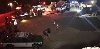 Tres personas atrapadas por derrumbe en una mina de Chile