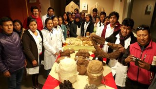 Visita de delegación de estudiantes bolivianos
